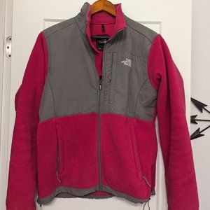 THE NORTH FACE Pink and Gray Fleece Winter Jacket